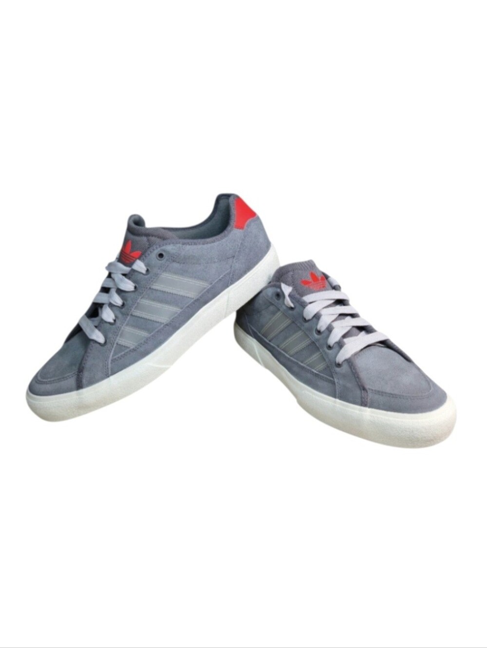 Adidas Court TNS Premiere Sneakers in Grey and Bright Orange, Size 11 Men's NWT!